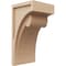 Ekena Millwork 9"W x 9"D x 18"H Wide Viola Rough Cedar Woodgrain TimberThane Corbel, Primed Tan CORUR09X09X18VIORCPR - alternate 1